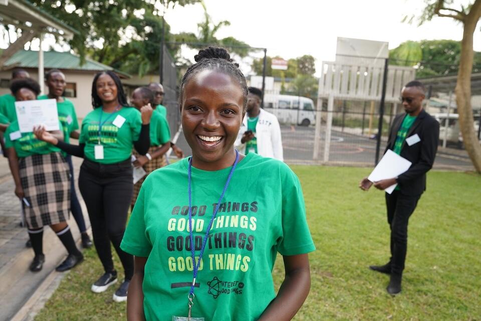 Sandra, 20, one of 16 youths who participated in a UNICEF training workshop for young Water and Environment Champions in Zambia.